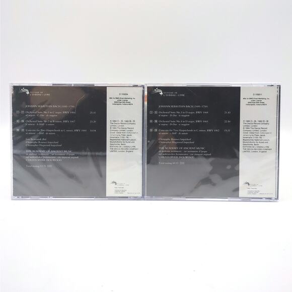 Johan Sebastian Bach Orchestral Suites CD Lot 1 2 3 4 New Sealed Classical Music - Picture 2 of 3